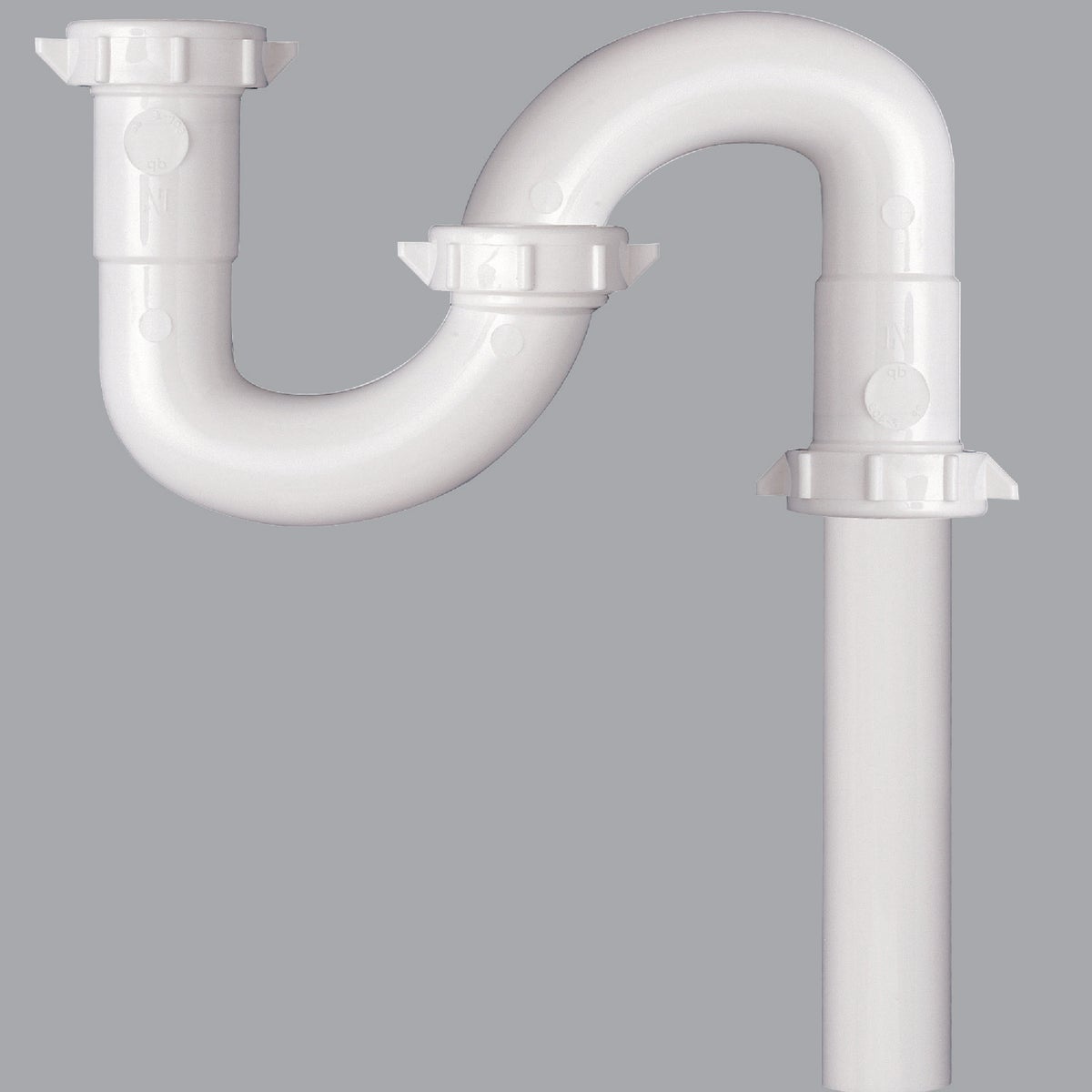 1-1/4 WHT PLASTIC S-TRAP - 495085 by Plumb Pak/keeney Mfg