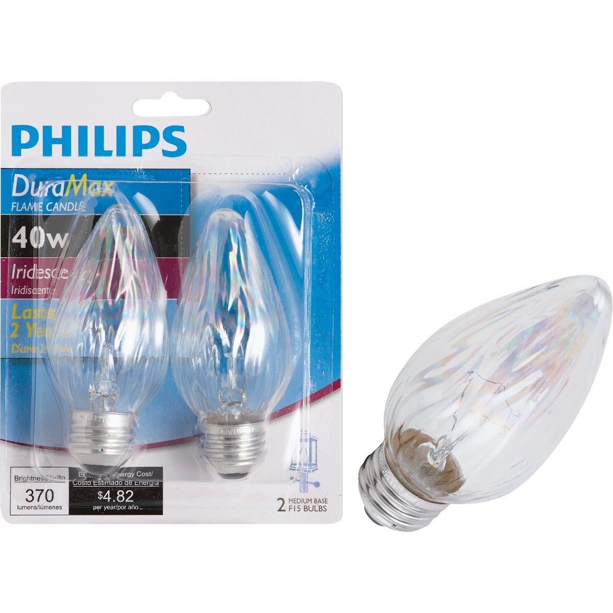 40W AURADESCENT FLM BULB - 75343 40FM/AU/CF2-TP by G E Lighting