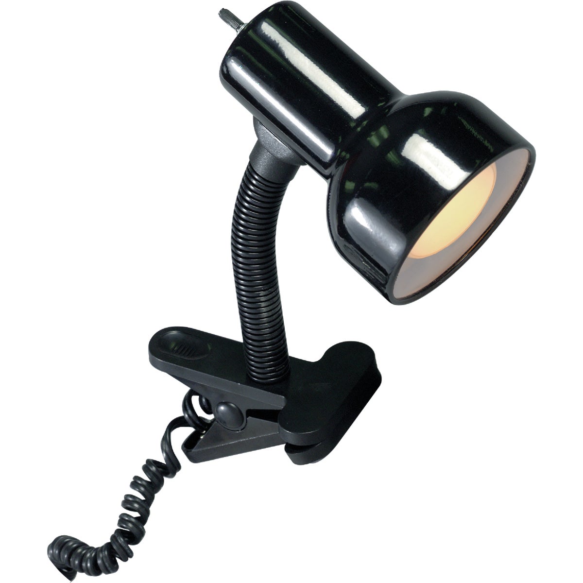 60W BLK GSNK CLP-ON LAMP - LS-111BLK by Lite Source
