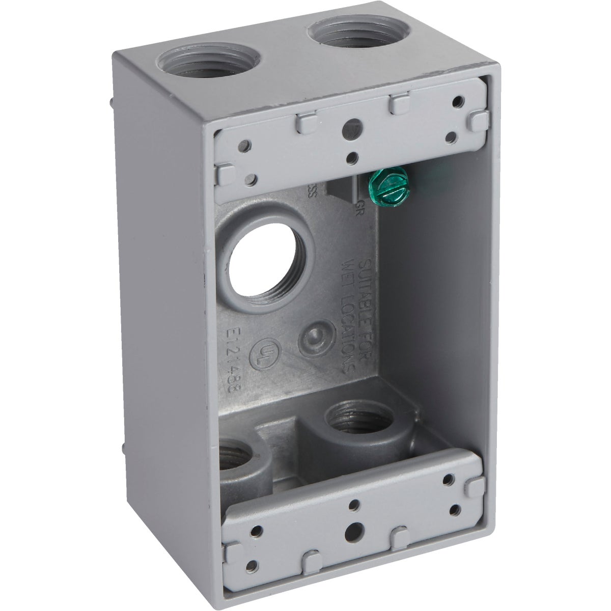 1 GANG GRAY OUTDOOR BOX - 5922-0 by Hubbell