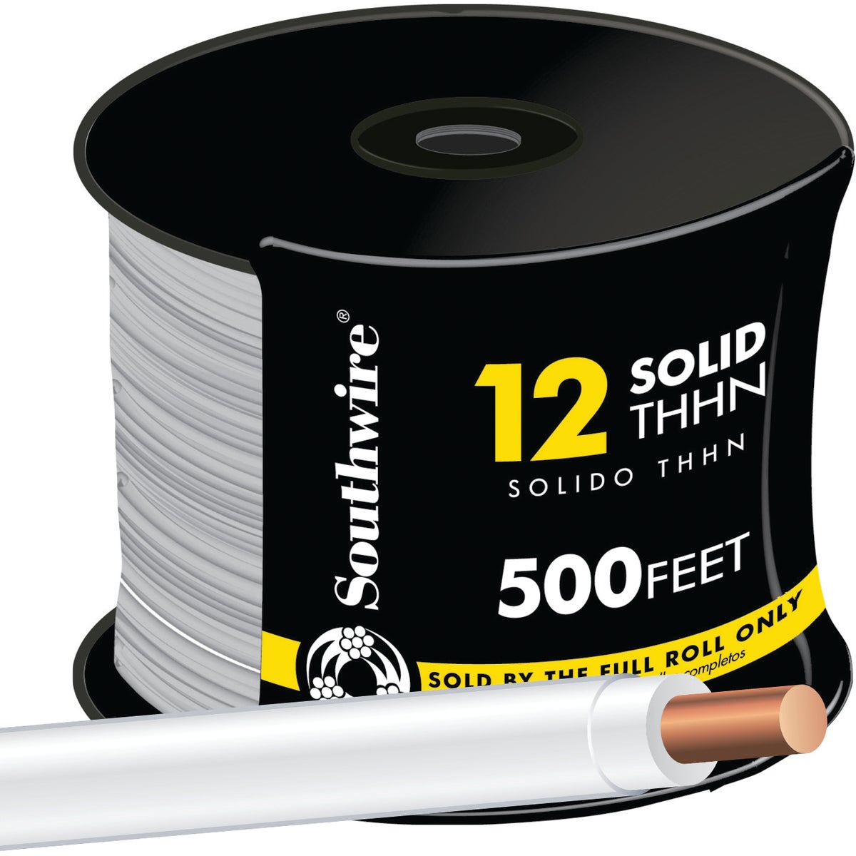500' 12SOL WHT THHN WIRE - 11588158 by Southwire Company