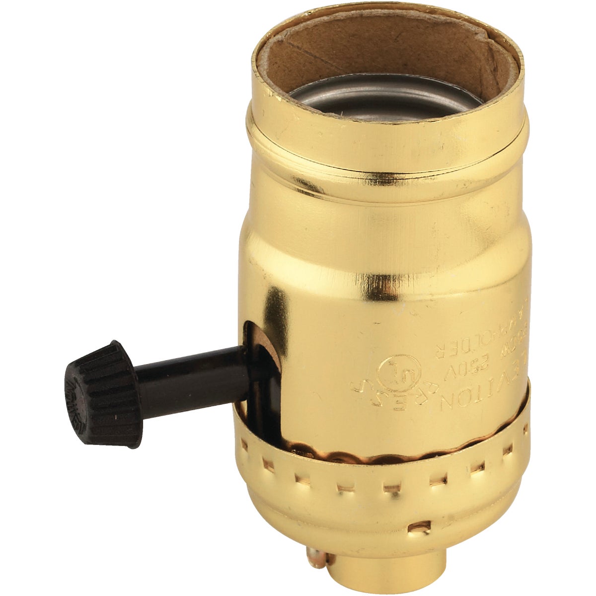 TURN KNOB LAMP SOCKET - R50-10083-16 by Leviton Mfg Co
