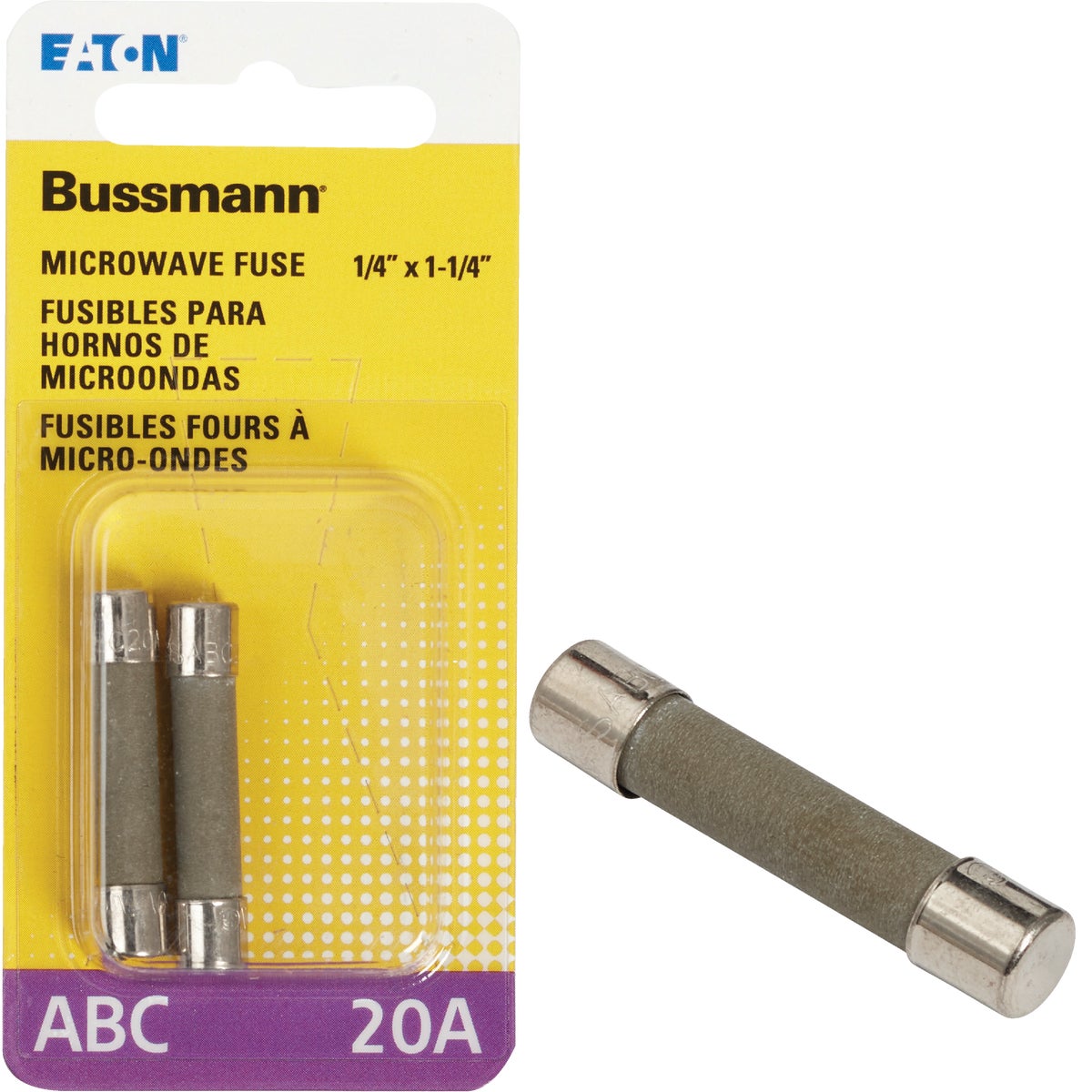 20A FAST ACTING FUSE - BP/ABC-20 by Bussmann Cooper
