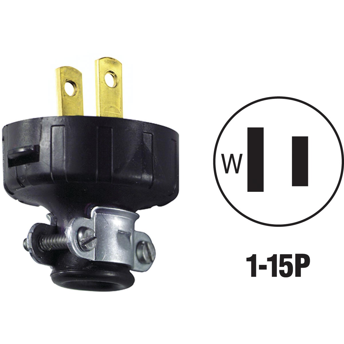 BLK CORD PLUG - 87548646 by Leviton Mfg Co