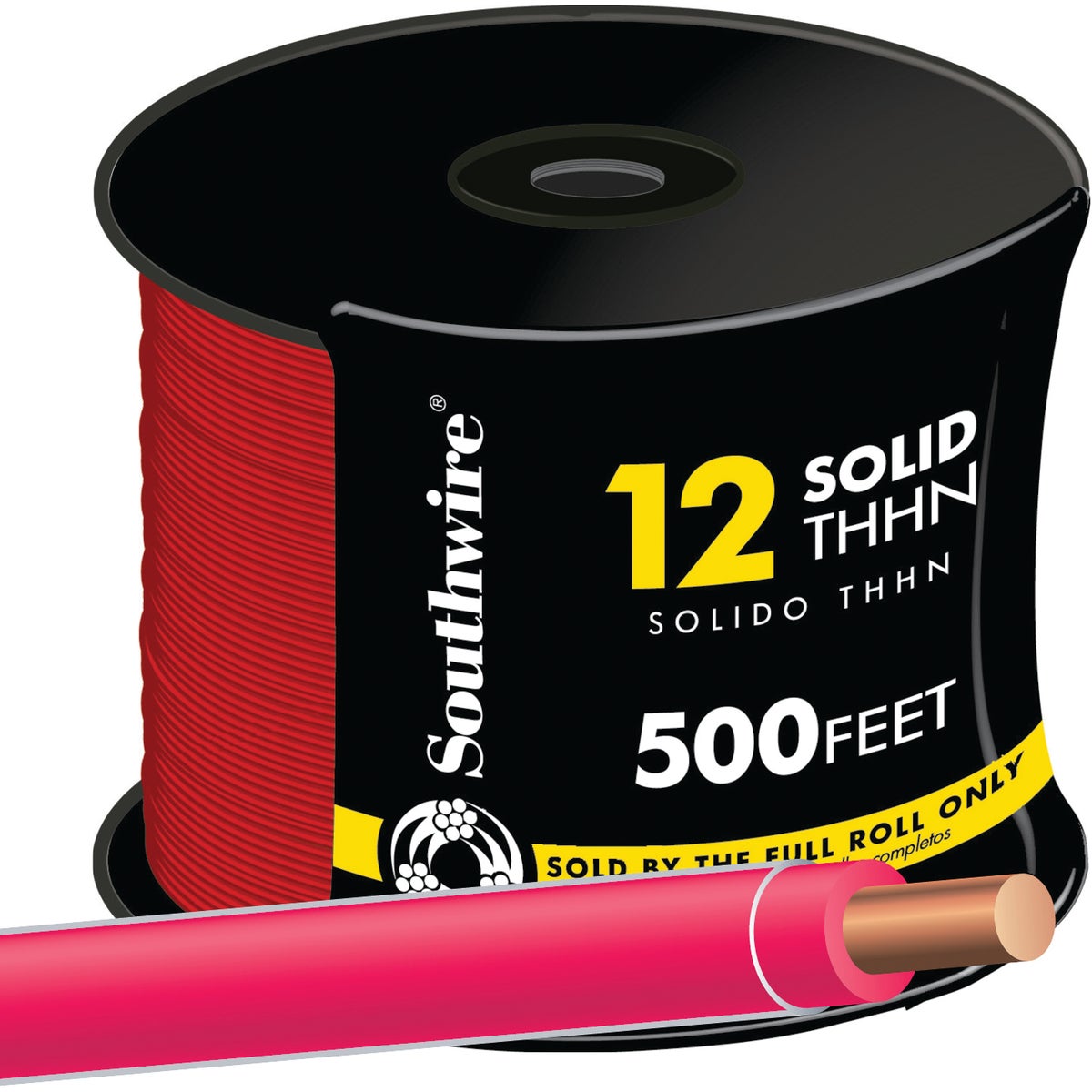 500' 12SOL RED THHN WIRE - 11589958 by Southwire Company