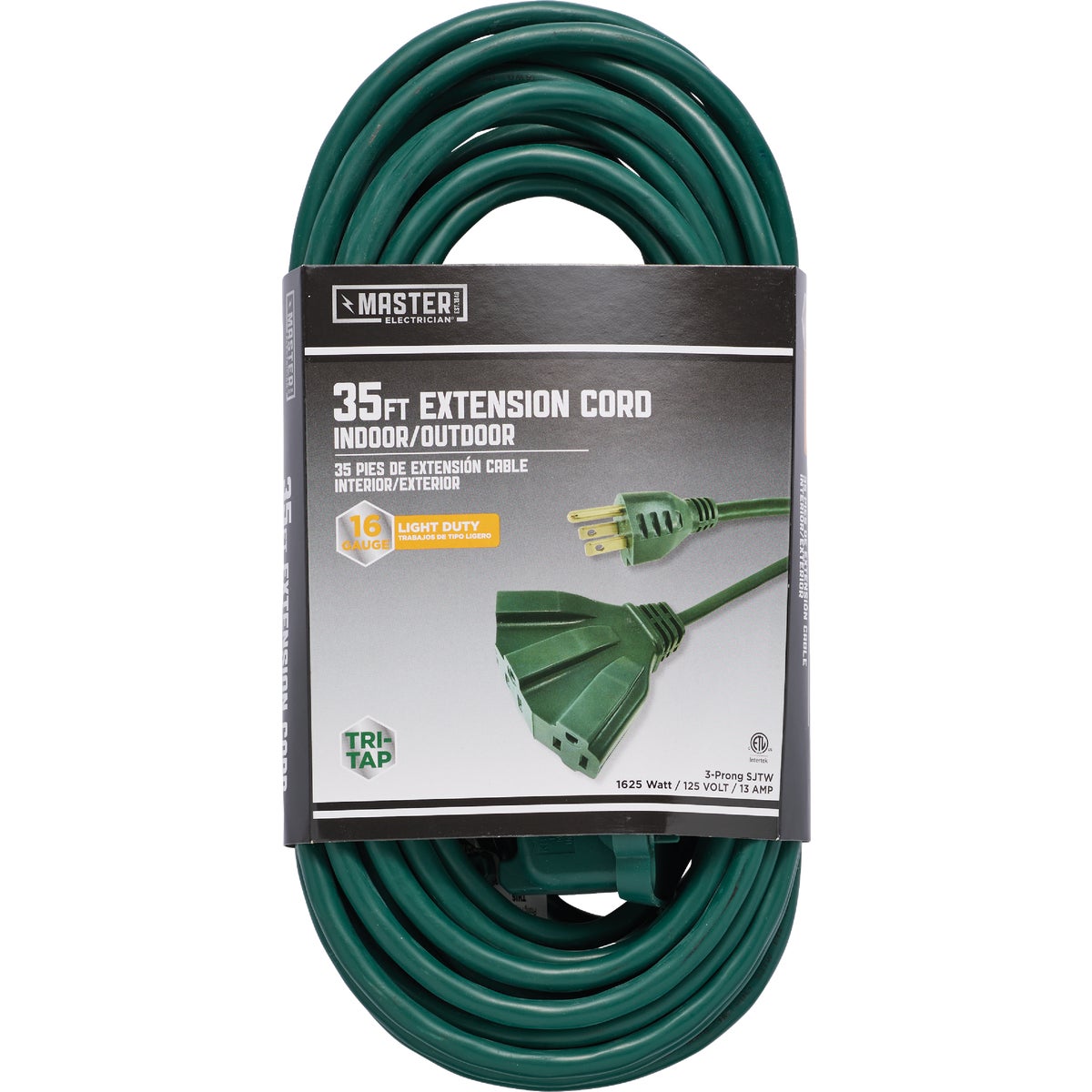 35' 16/3GRN TRI TAP CORD - OP-JTW163-35X-GR by Do it Best