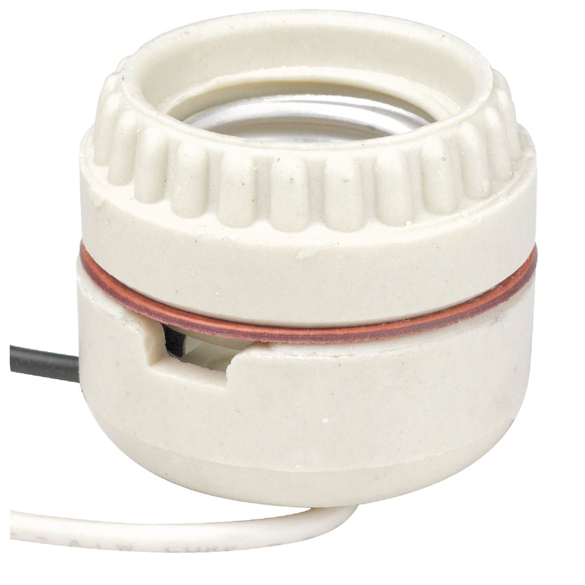 PORCELAIN SOCKET W/LEADS - 019-8101 by Leviton Mfg Co