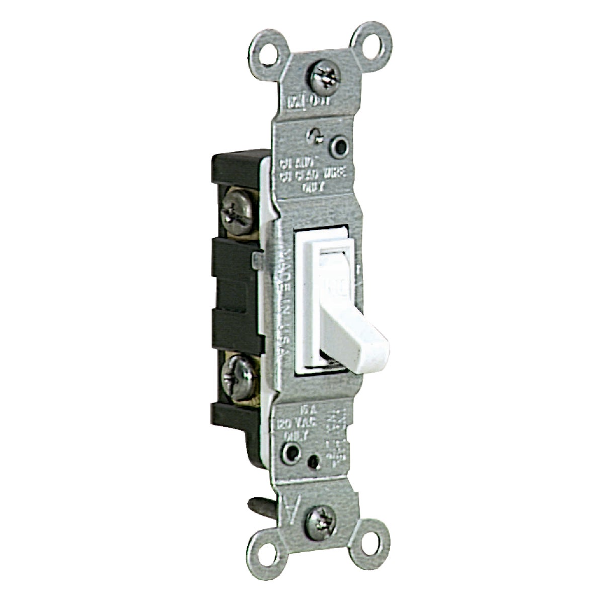 SGL POLE GROUNDED SWITCH - S02-1451-2WS by Leviton Mfg Co