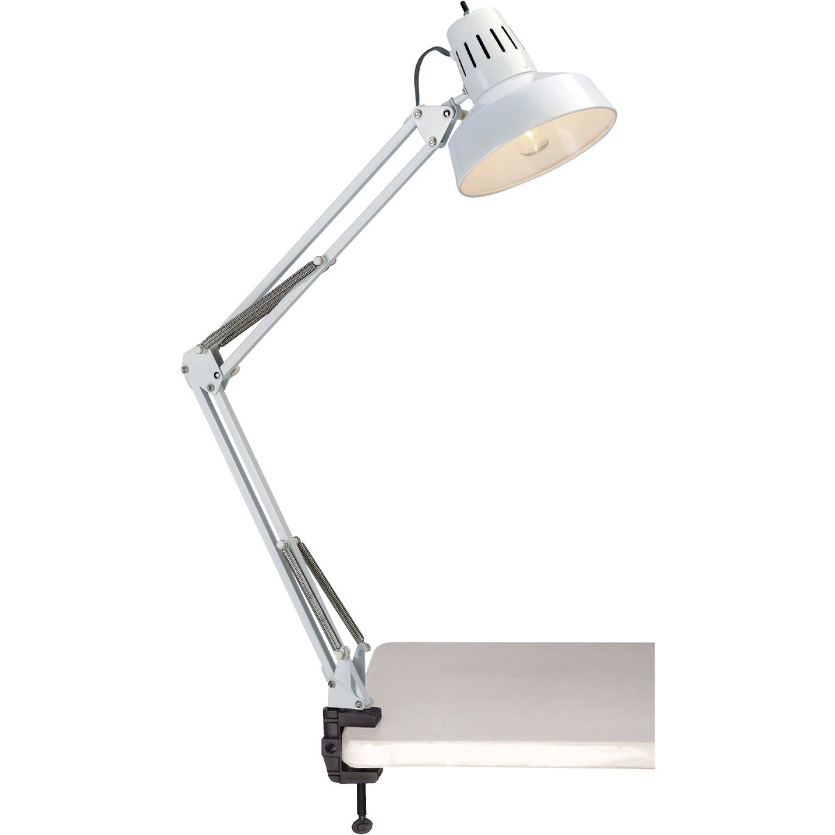 100W WHT SWINGARM LAMP - LS-105WHT by Lite Source