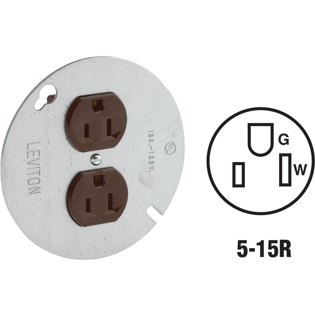 OUTLET W/COVER - 5042 by Leviton Mfg Co