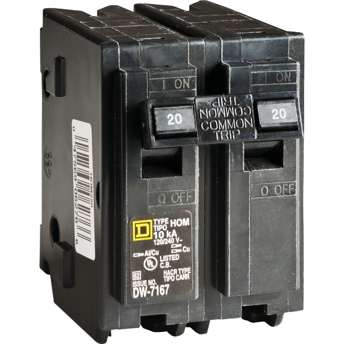 20A 2POLE BREAKER - HOM220C by Square D Co