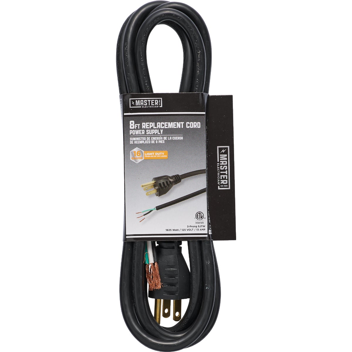 8' 16/3 APPLIANCE CORD - 550589 by Coleman Cable Hwg