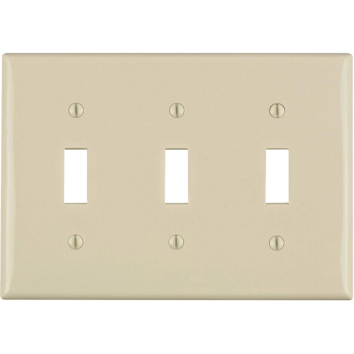 LT ALM 3TGL WALLPLATE - 011-80711-OOT by Leviton Mfg Co