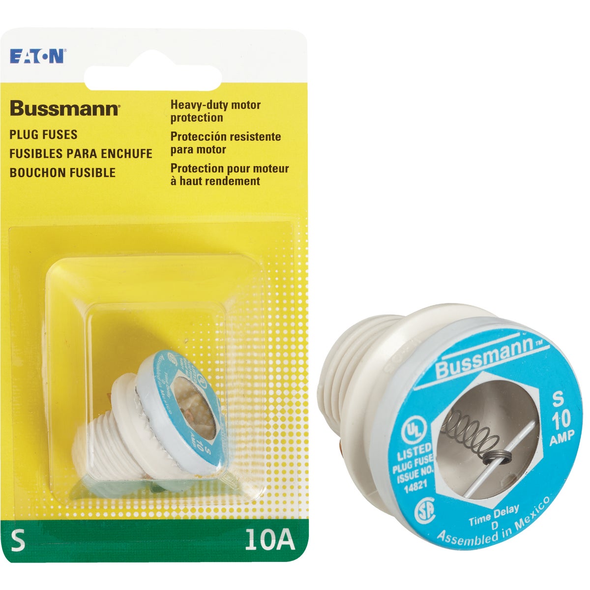 10A PLUG FUSE - BP/S-10 by Bussmann Cooper