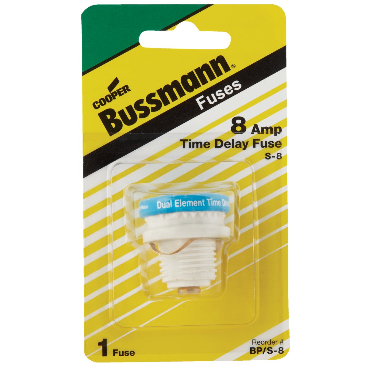8A PLUG FUSE - BP/S-8 by Bussmann Cooper