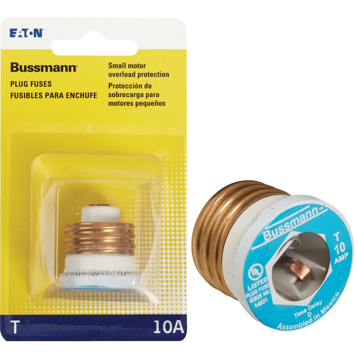 10A PLUG FUSE - BP/T-10 by Bussmann Cooper