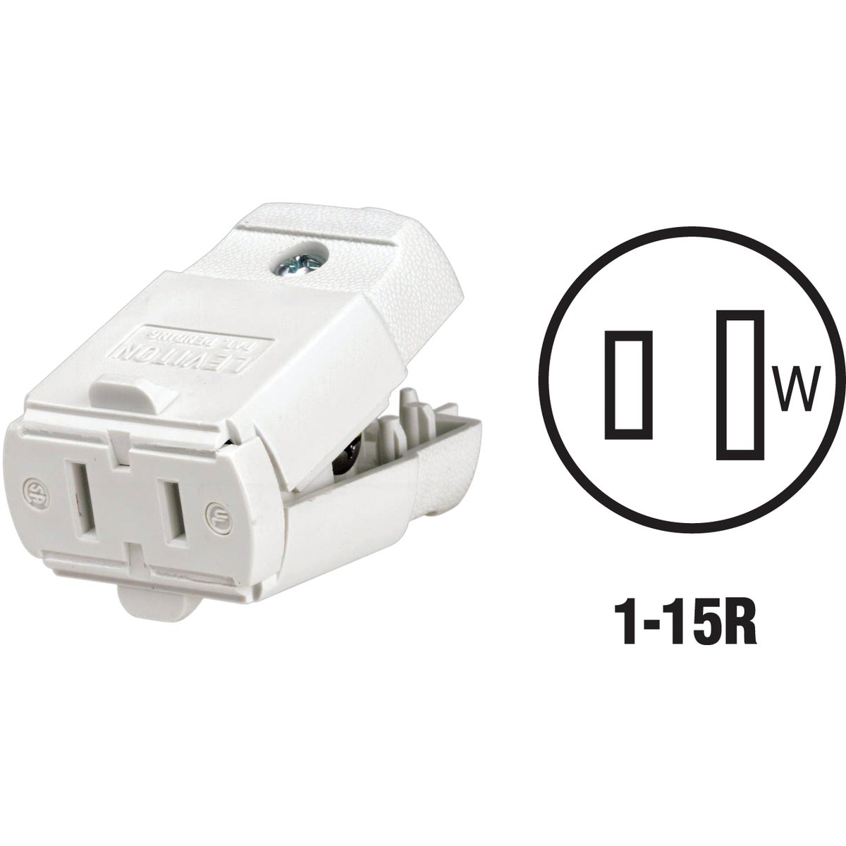 WHT CORD CONNECTOR - 016102WP by Leviton Mfg Co