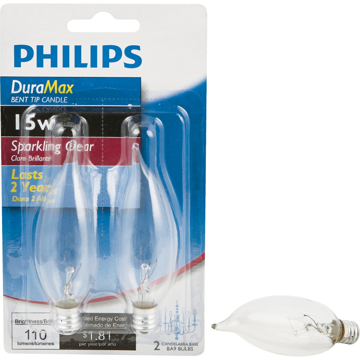 15W CLR DECOR BULB - 48395 15FC by G E Lighting