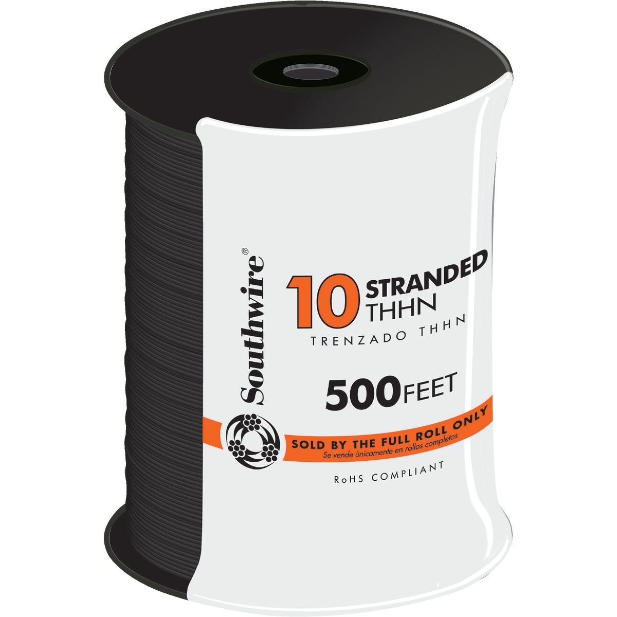 500' 10STR BLK THHN WIRE - 22973257 by Southwire Company