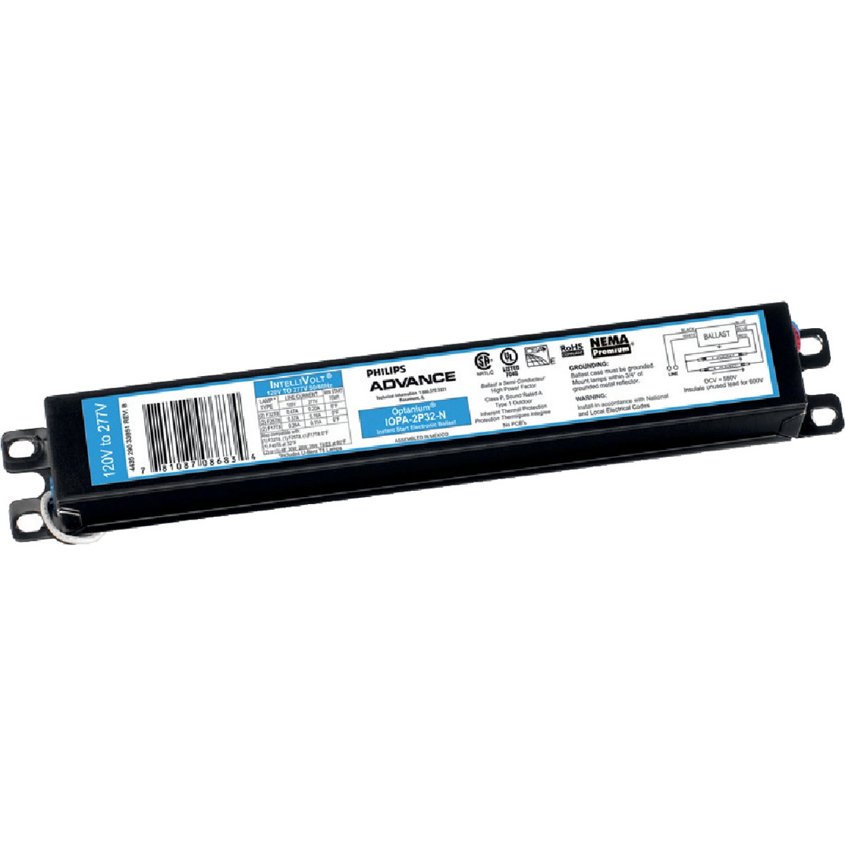 F96T8 ELECTRONIC BALLAST - 74471 by G E Ballast