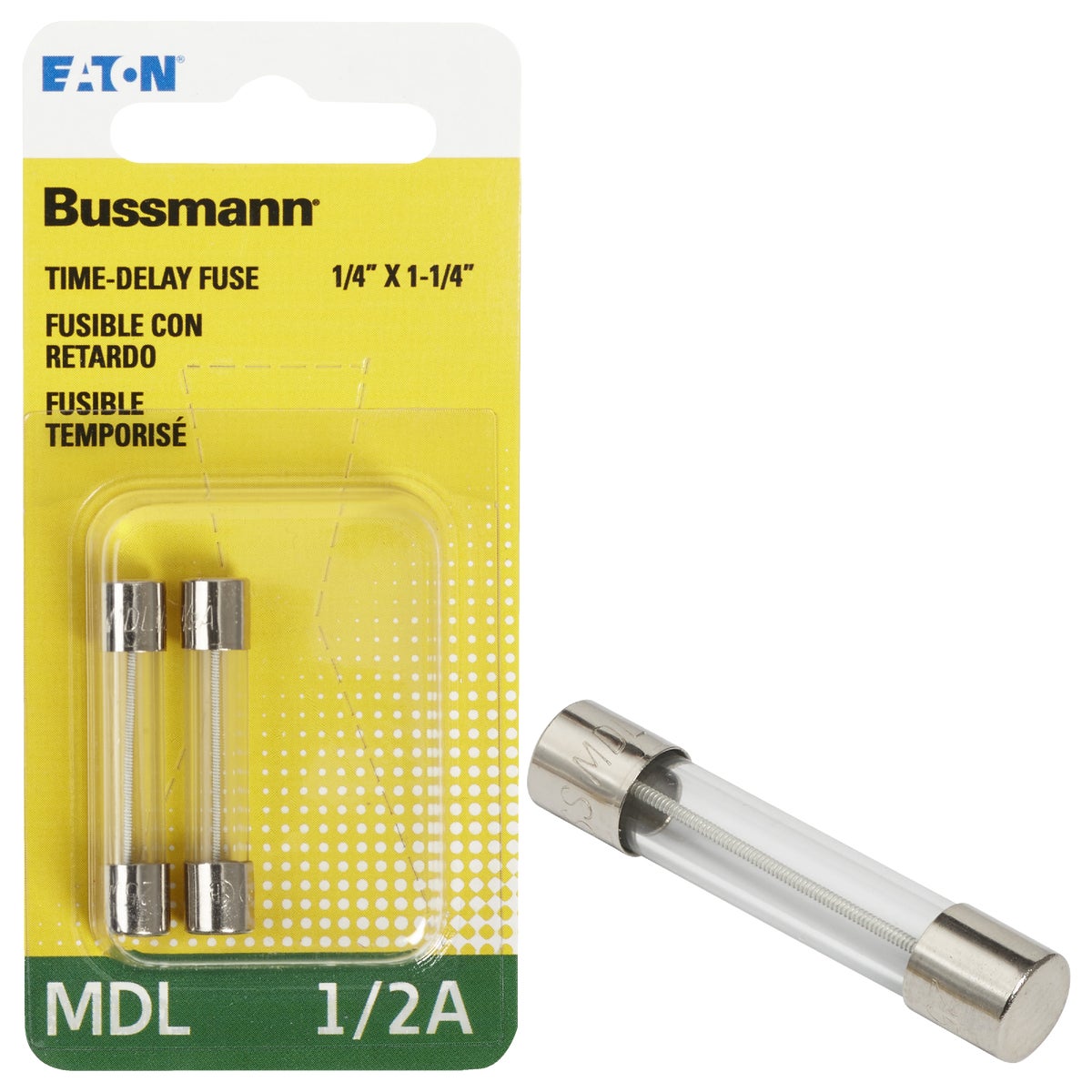 1/2A ELECTRONIC FUSE - BP/MDL-1/2 by Bussmann Cooper