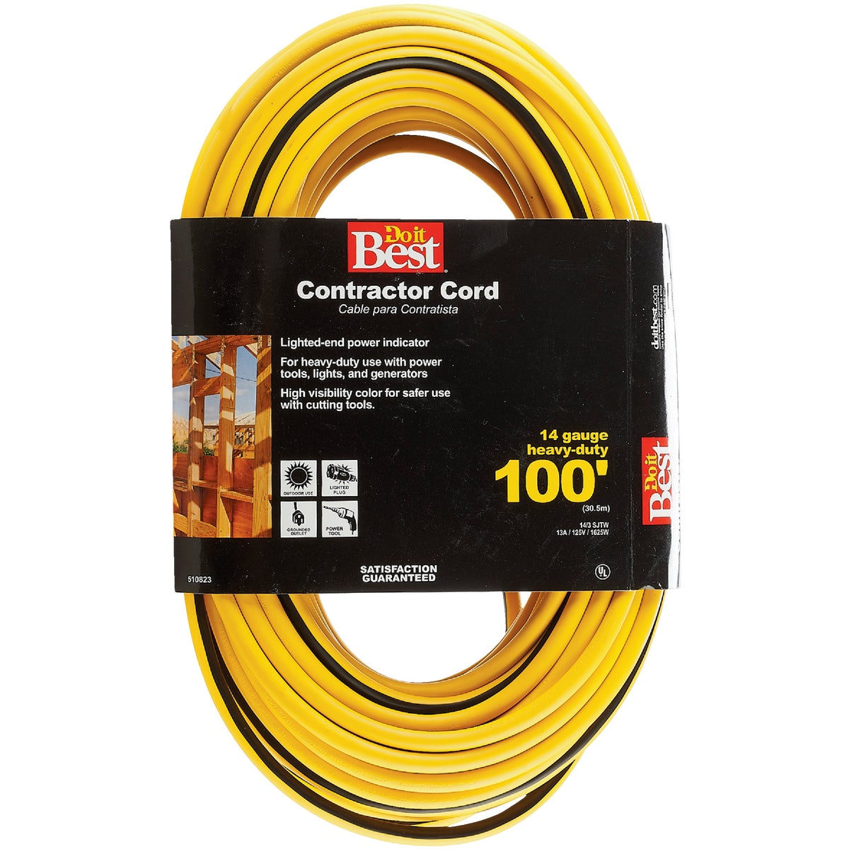 100' 14/3 LIGHTED CORD - 553059 by Woods Wire Coleman