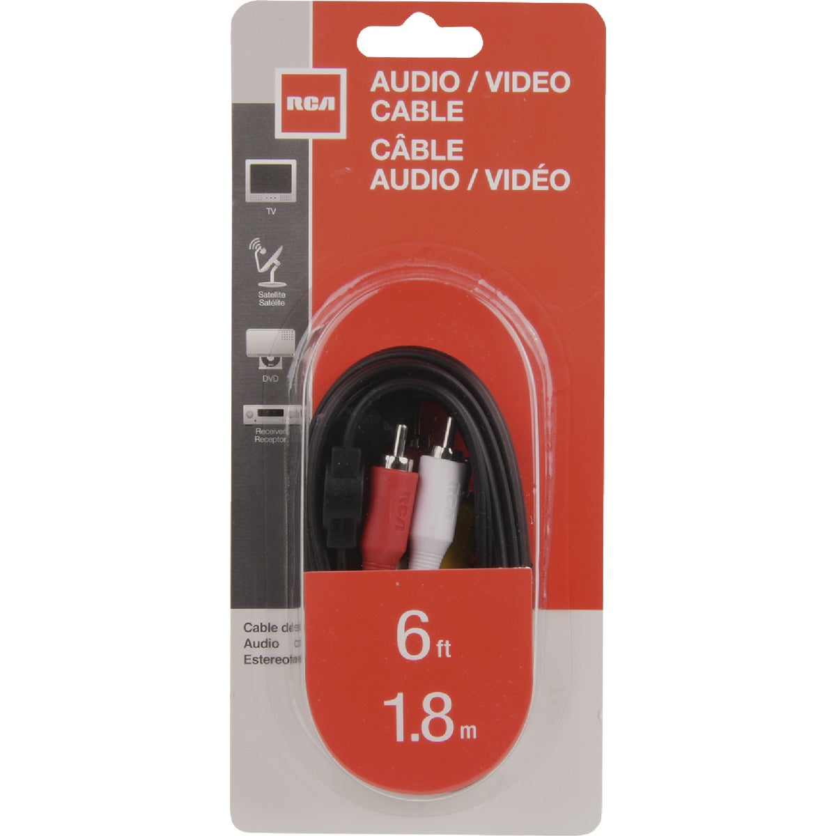 6' STEREO DUBBING CABLE - VH84RV by Audiovox Accessories