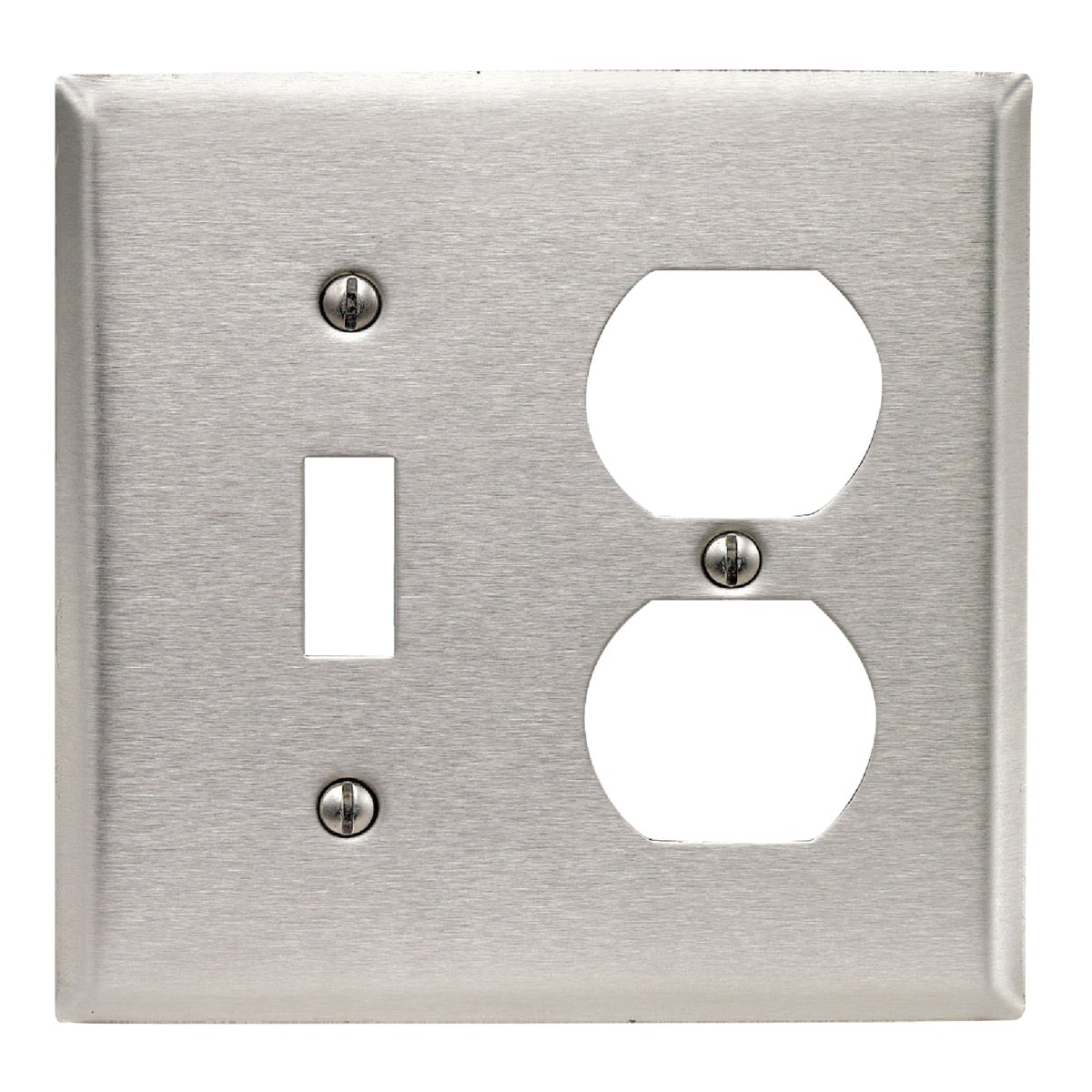 SS COMBO WALL PLATE - 84005 by Leviton Mfg Co