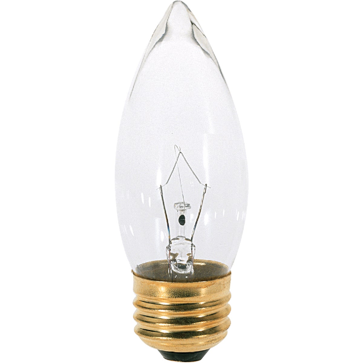 40w 2pk Clear Candle Bulb - 12993 40BM by G E Lighting