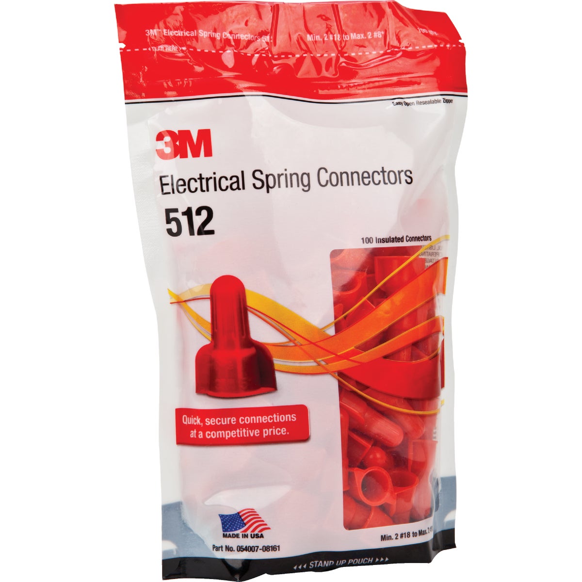 20-8 RED WIRE CONNECTOR - 512 by 3m Co