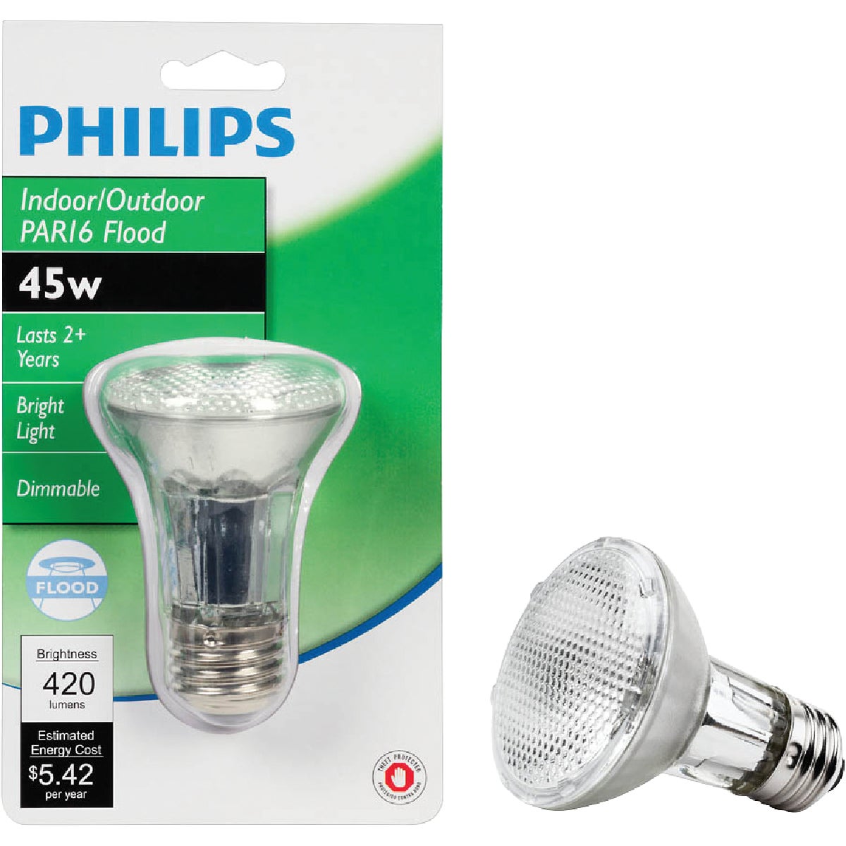 40W HLGN FLD PAR16 BULB - 47576 40PAR16/FL-CD1/6 by G E Lighting