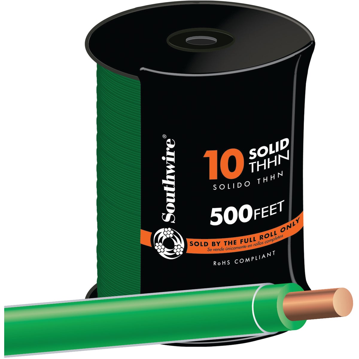 500' 10SOL GRN THHN WIRE - 11599857 by Southwire Company
