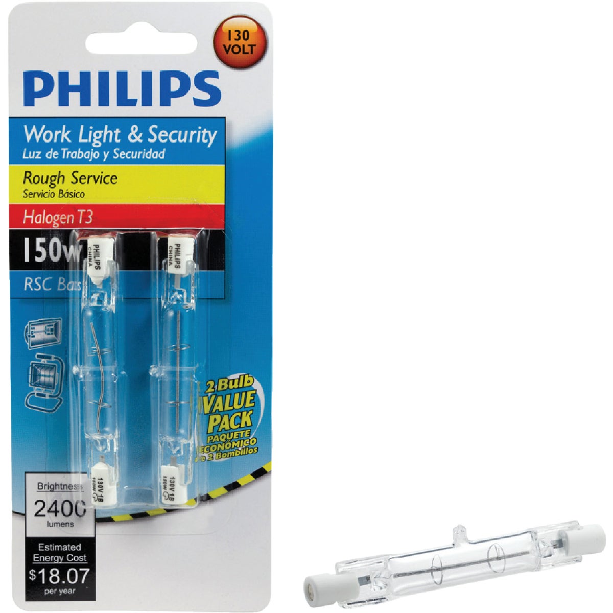 150W CLR HALOGEN BULB - 04783 by Westinghouse Lightng