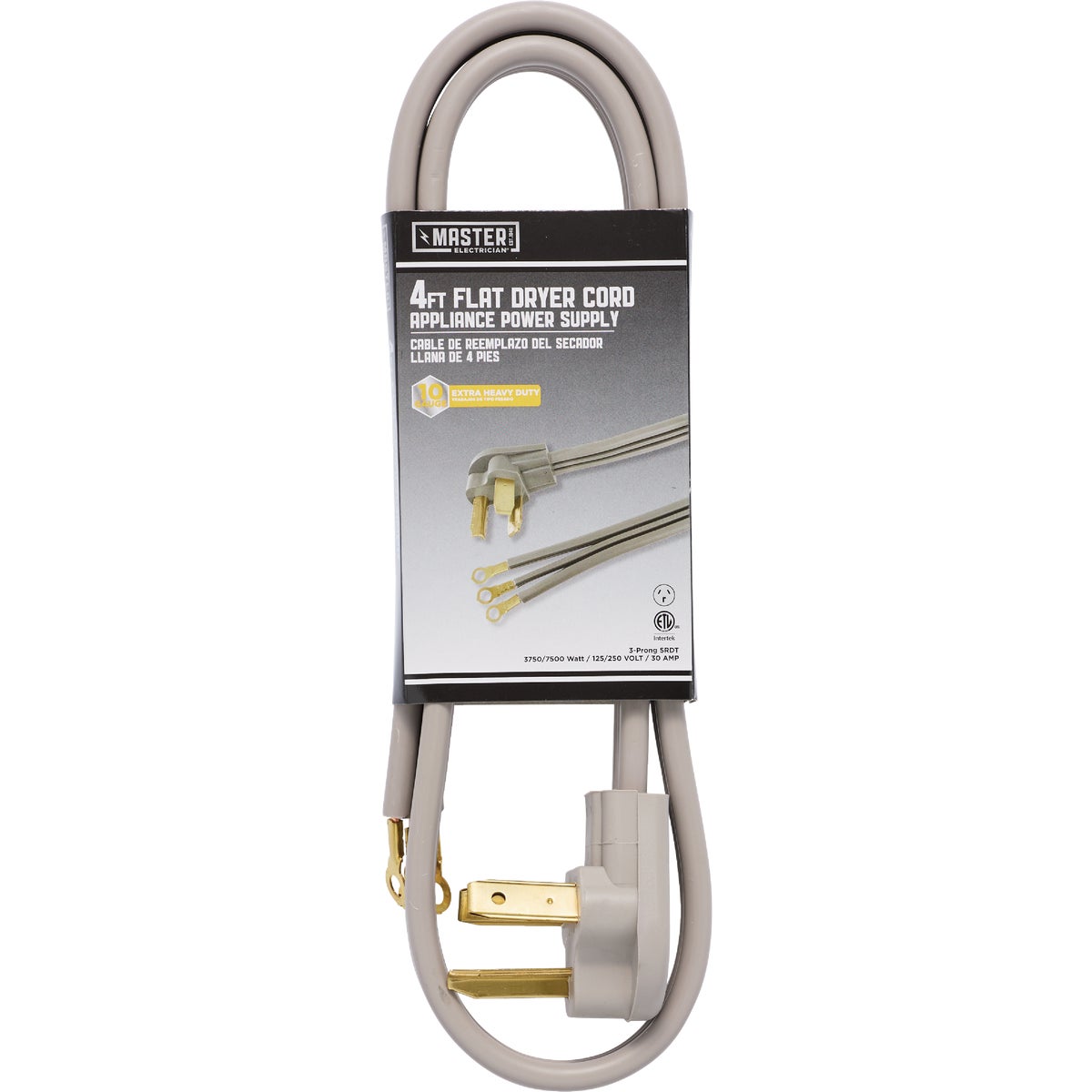 4' 10/3 DRYER CORD - 550974 by Coleman Cable Hwg
