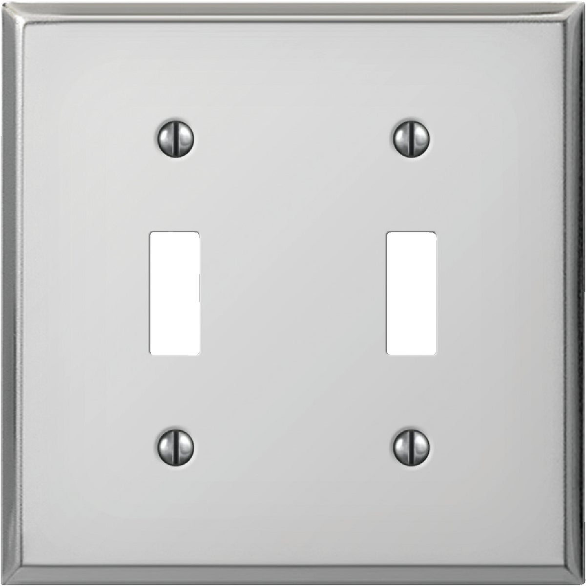 CHR DBL SWTCH WALL PLATE - 8CS102 by Jackson Deerfield Mf