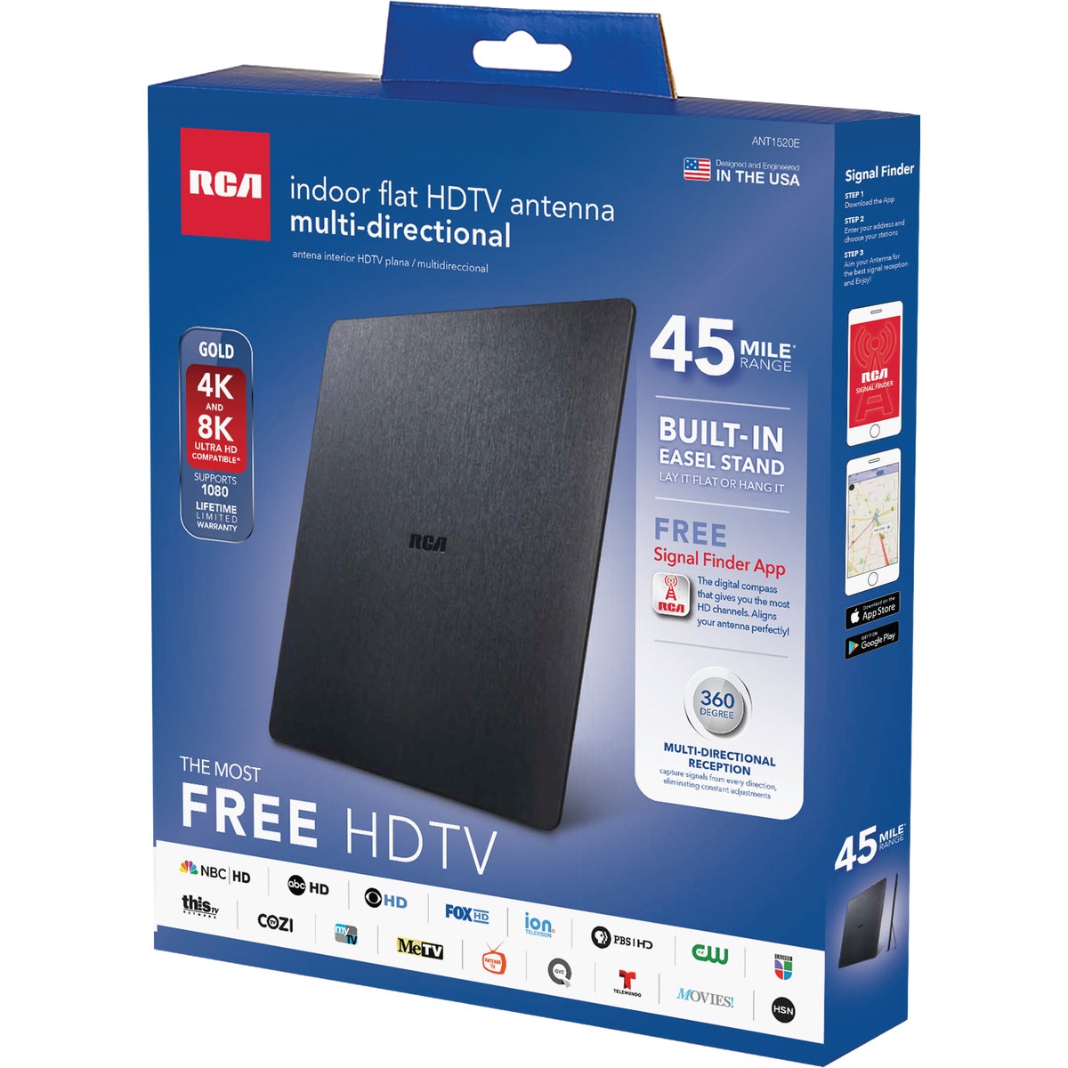 RCA DIGITAL FLAT ANTENNA - ANT1400R by Audiovox Accessories