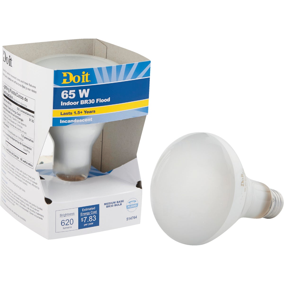 65W BR30 REFLECTOR BULB - 17703 65BR30/FL-DIB by G E Private Label