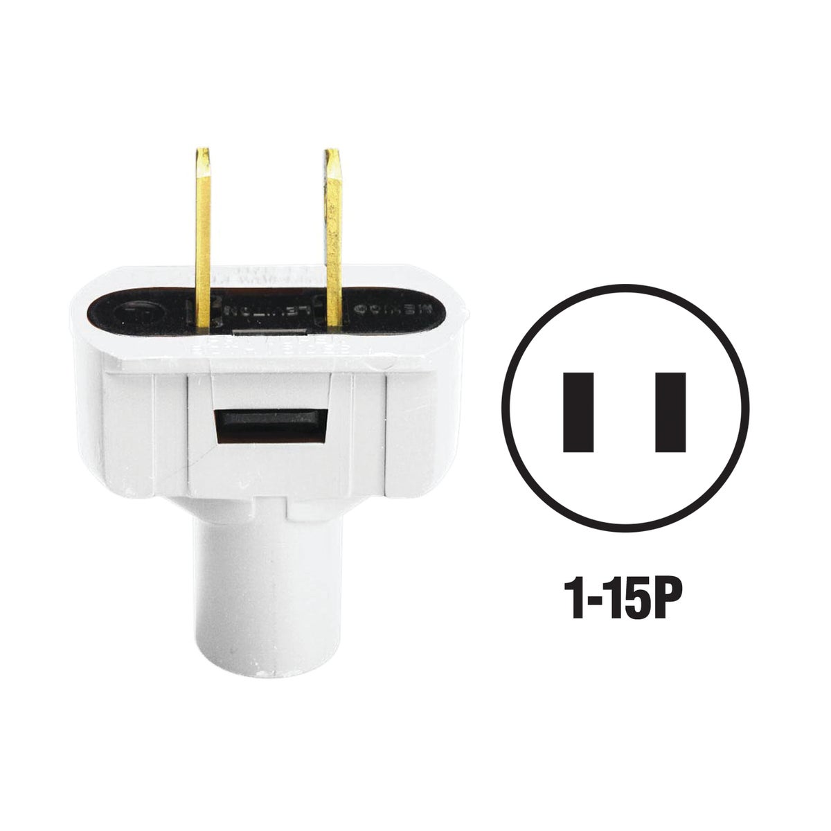 WHT CORD PLUG - 48643W by Leviton Mfg Co