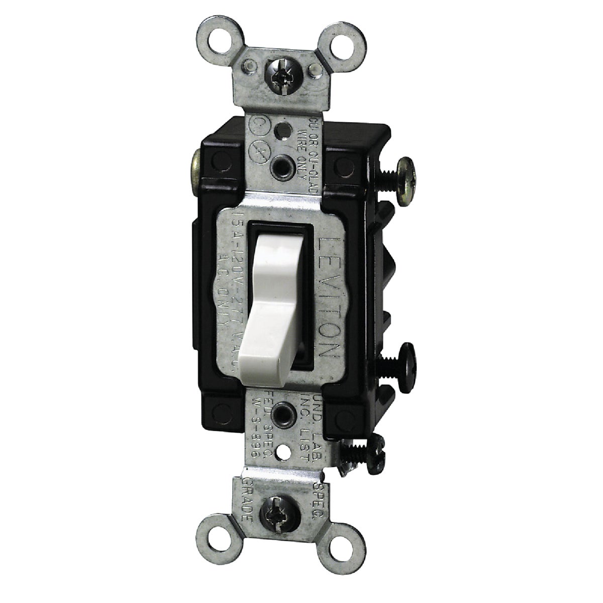 WHT 3-WAY LTD SWITCH - S02-5503-LHW by Leviton Mfg Co