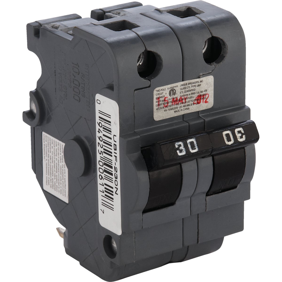 30A 2P CIRCUIT BREAKER - UBIF230N by Connecticut Electric