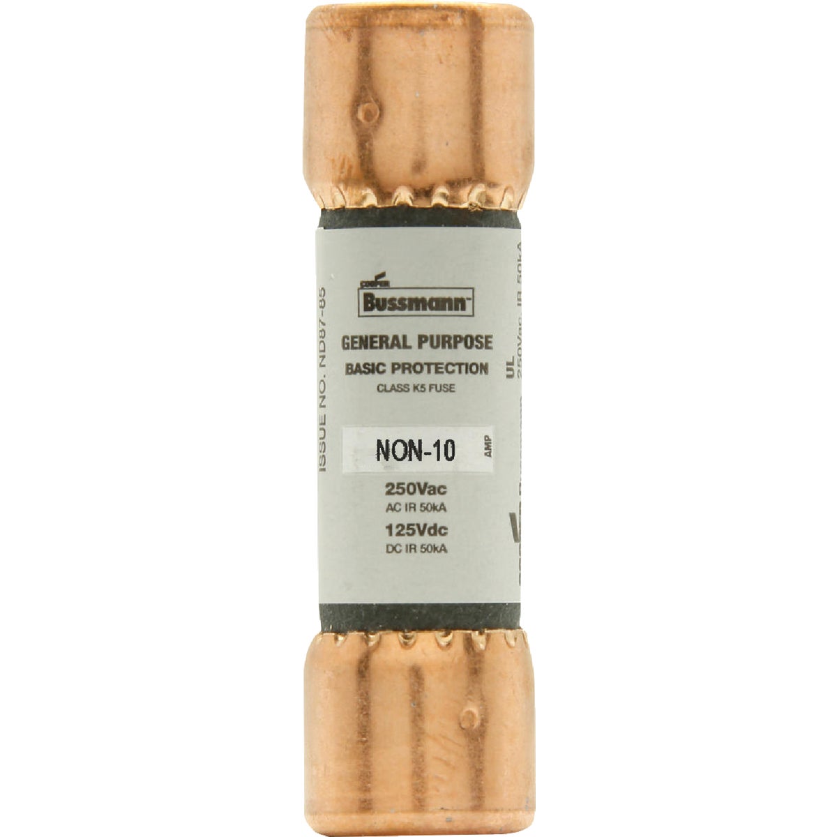 10A NON CARTRIDGE FUSE - NON-10 by Bussmann Cooper