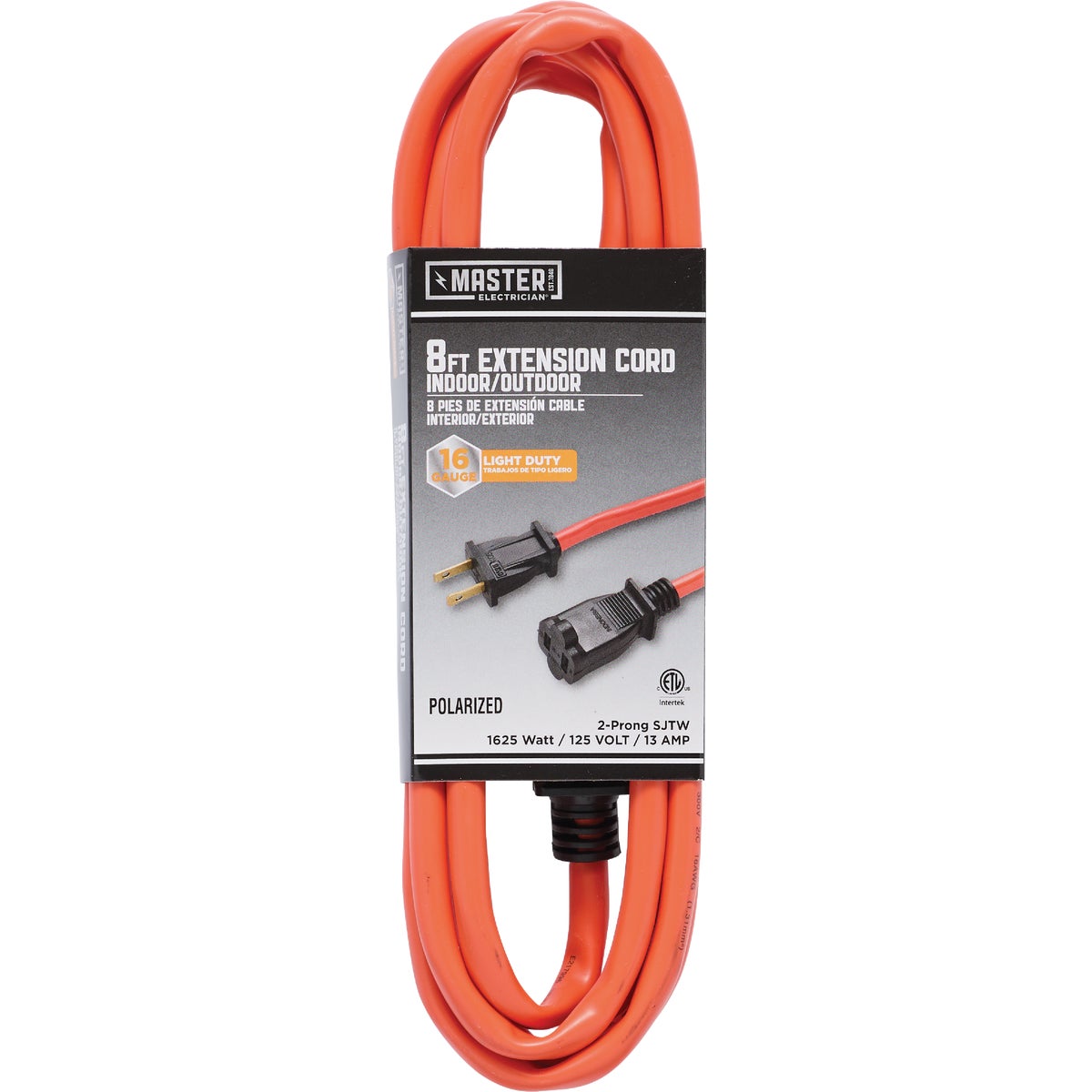 8' 16/2 OUTDOOR CORD - 550720 by Coleman Cable Hwg
