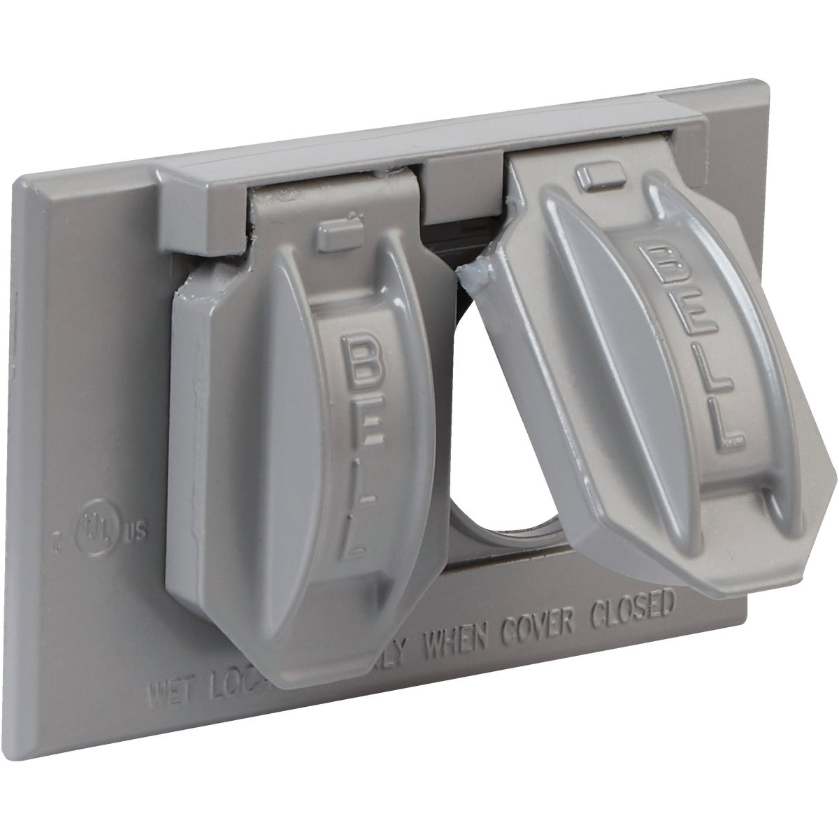 GRAY OUTDOOR REC COVER - 5980-0 by Hubbell