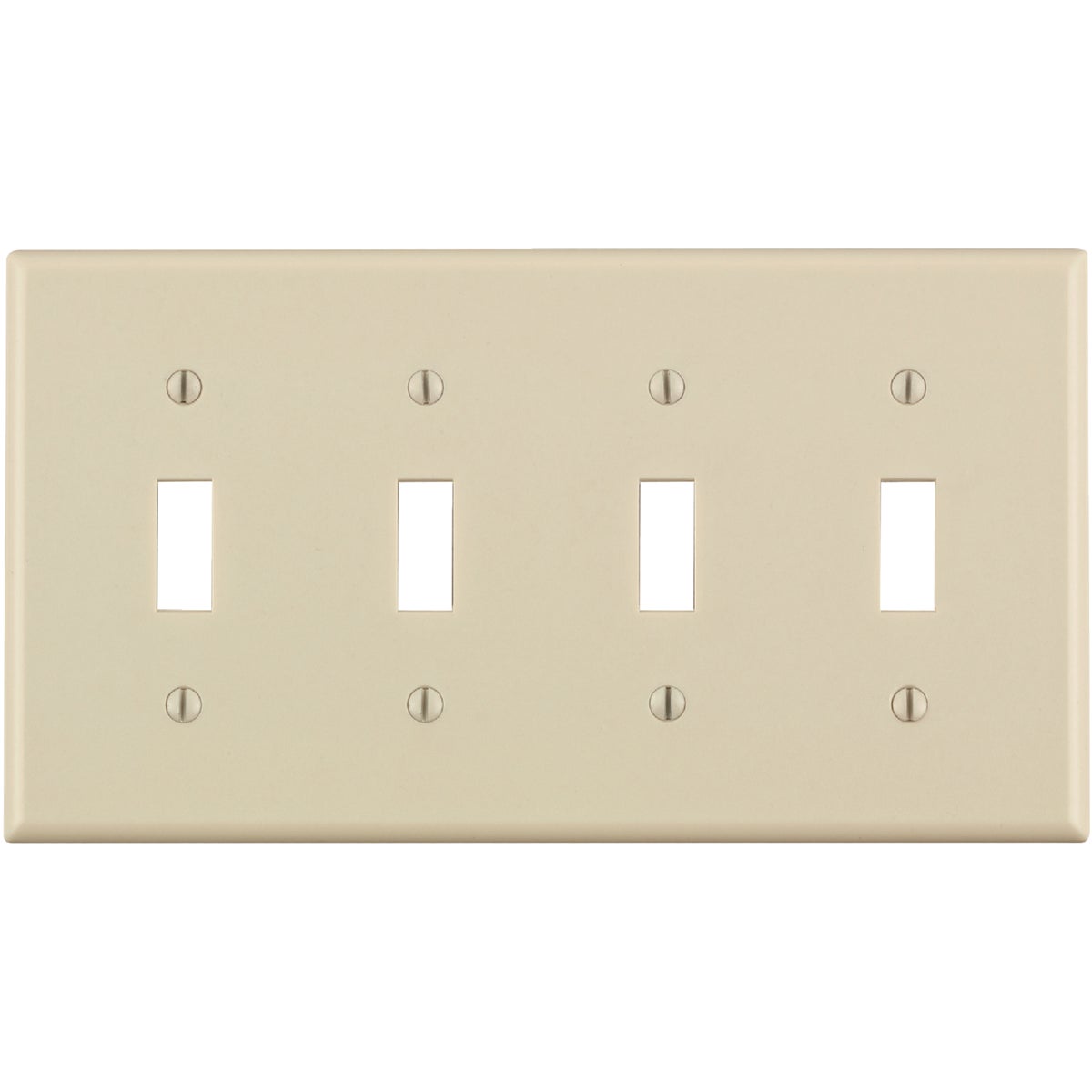 LT ALM 4-TGL WALLPLATE - 000-78012 by Leviton Mfg Co