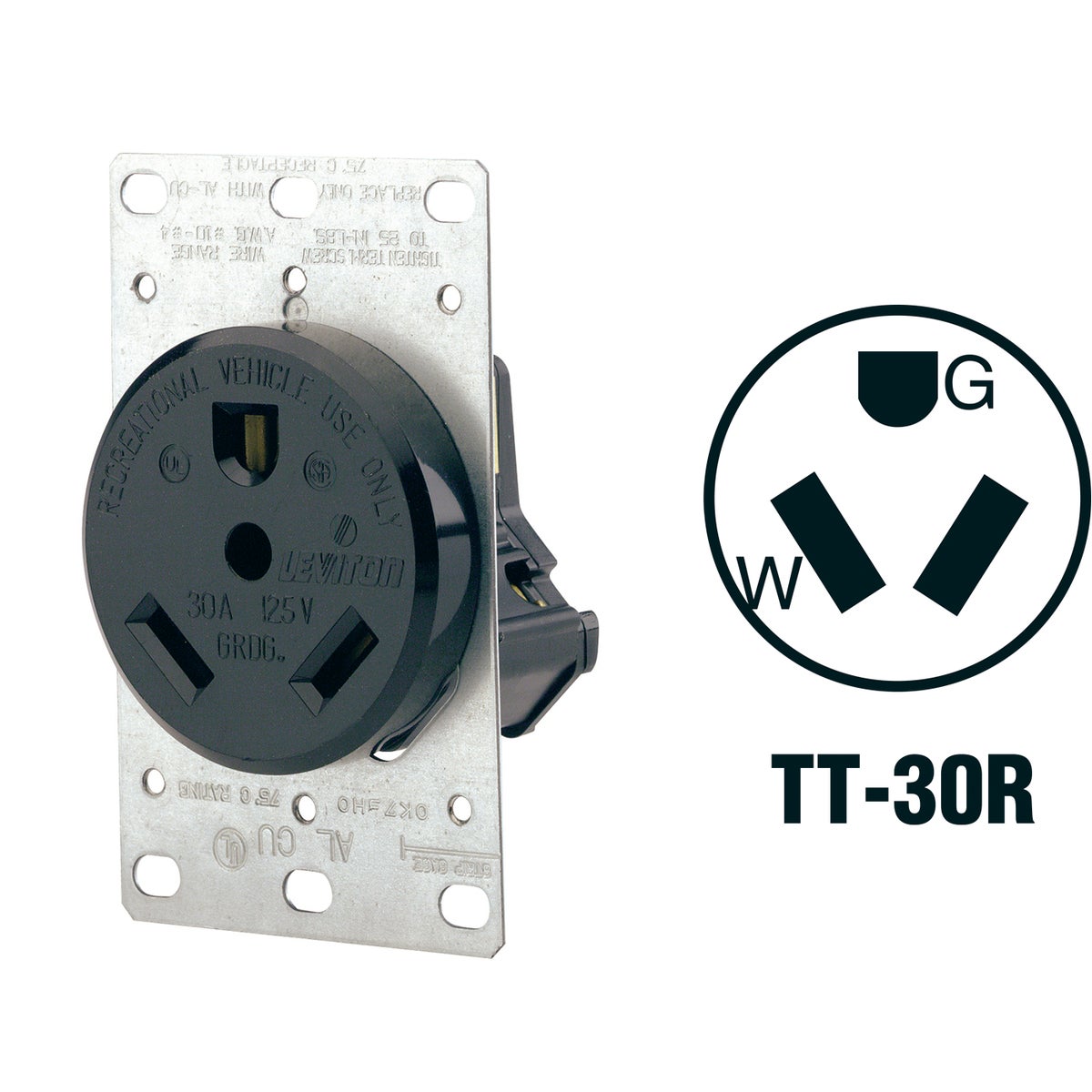 30A RV OUTLET - 7313 by Leviton Mfg Co
