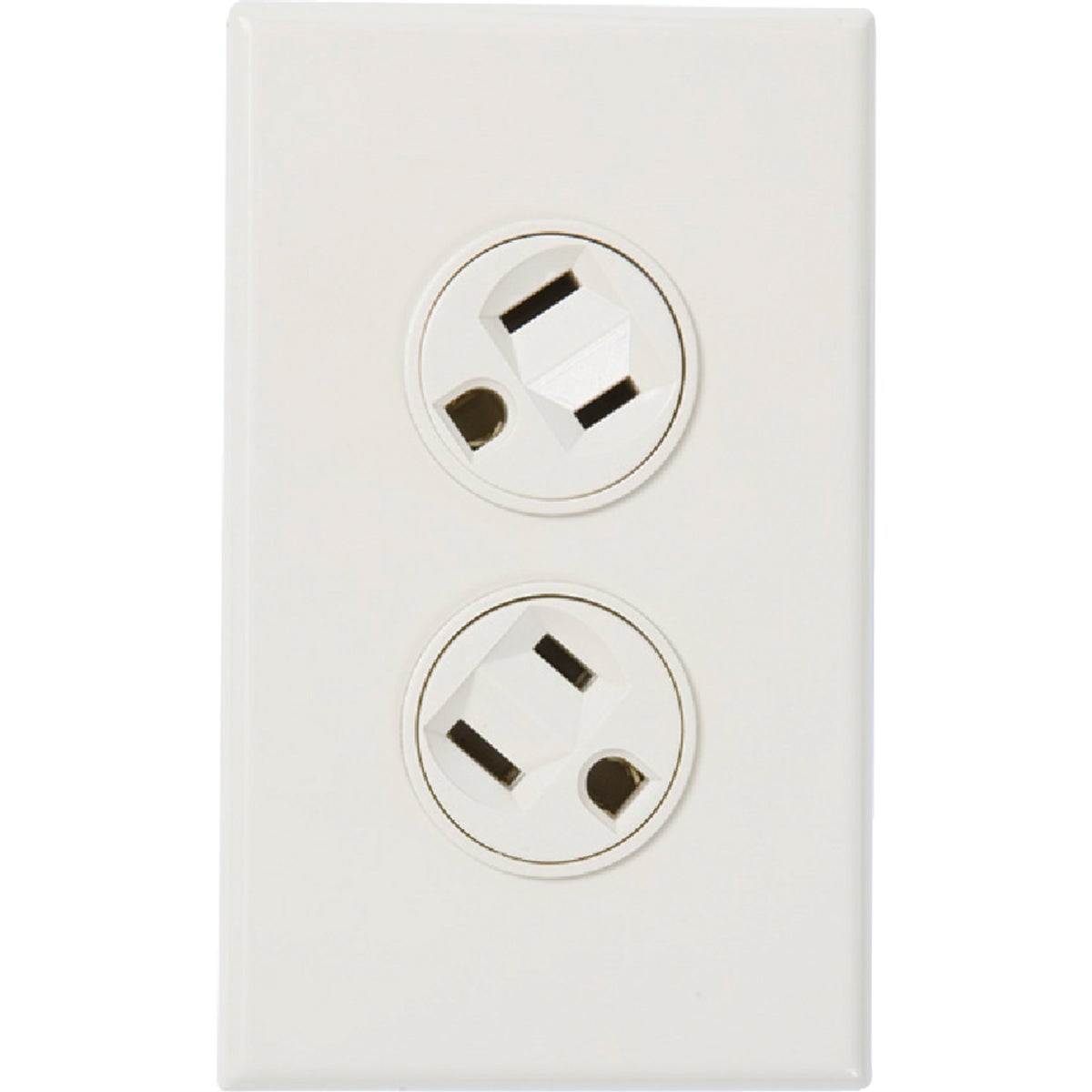 WHT ROTATE DUPLEX OUTLET - 36010-W by 360 Electrical