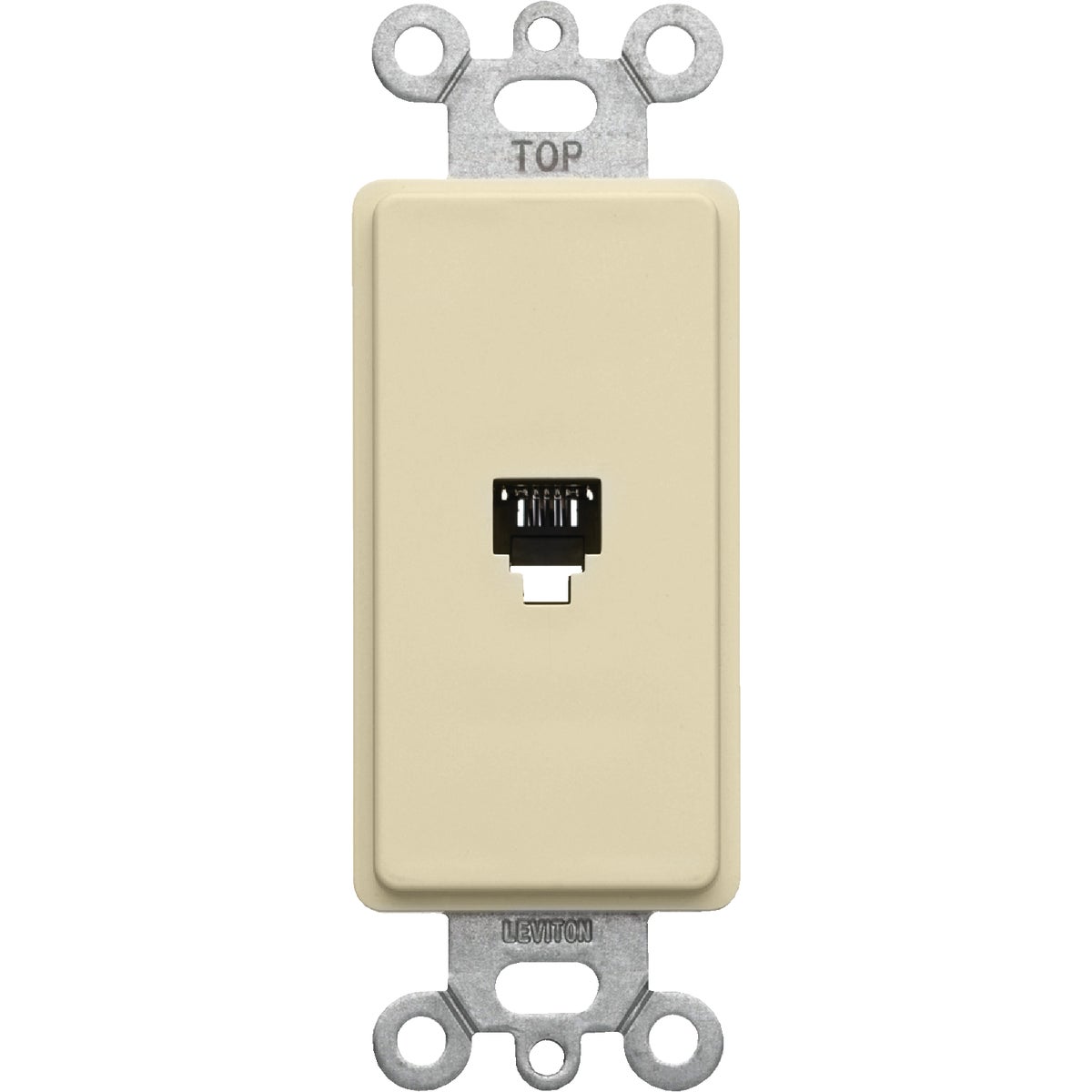 IVORY DEC PHONE JACK - 406491 by Leviton Mfg Co