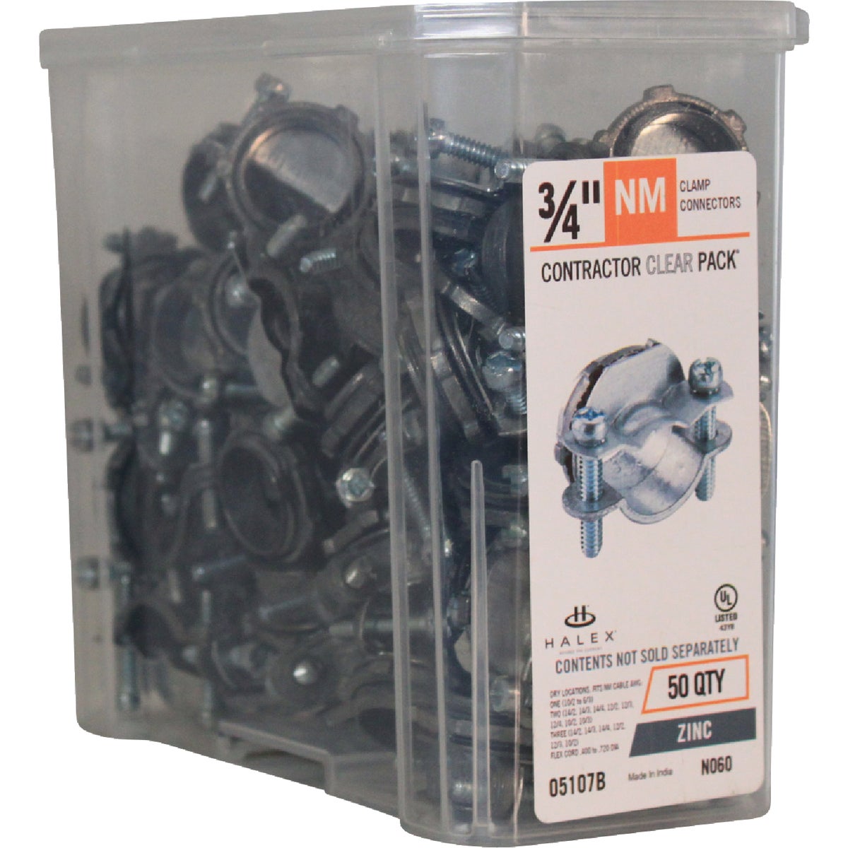 50PC 3/4" BOX CONNECTOR - NC302 by Thomas & Betts