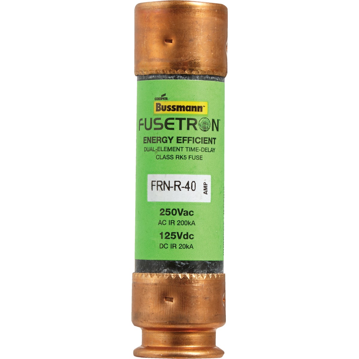 40A CARTRIDGE FUSE - FRN-R-40 by Bussmann Cooper