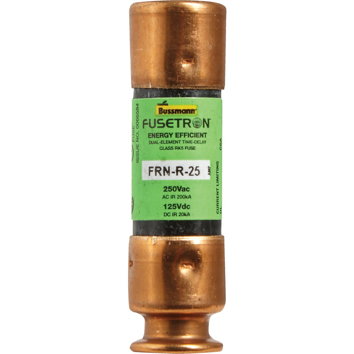 25A CARTRIDGE FUSE - FRN-R-25 by Bussmann Cooper